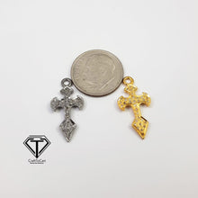 Load image into Gallery viewer, Cross Charm Pendant, Pave Diamond Cross Charm Pendant
