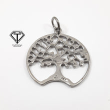 Load image into Gallery viewer, 10Pcs Brass Tree Charms, Brass Findings, Tree Pendants with Ring, Jewelry Supplies, Brass Pendants, Brass Earrings
