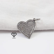 Load image into Gallery viewer, Heart Charm Connector, 925 Sterling Silver Heart Charm Connector, Heart Connector, Charm Findings
