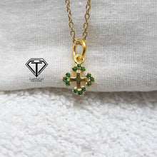 Load image into Gallery viewer, Cross Charm, Pave Cross Charm
