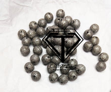 Load image into Gallery viewer, Pave Diamond Round Ball Beads - CraftToCart
