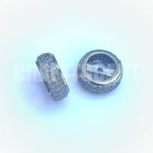 Load image into Gallery viewer, Pave Diamond Spacer Beads 3 line Roundel Wheel - CraftToCart
