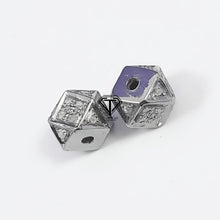 Load image into Gallery viewer, Pave Diamond Cube Beads - CraftToCart
