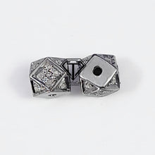 Load image into Gallery viewer, Pave Diamond Cube Beads - CraftToCart
