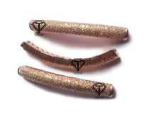 Load image into Gallery viewer, Pave Diamond Bended Tube Beads - CraftToCart
