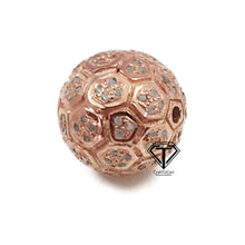 Load image into Gallery viewer, Pave Diamond Soccer/ Football Beads - CraftToCart
