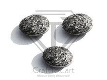 Load image into Gallery viewer, Pave Diamond Oval Beads - CraftToCart
