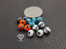 Load image into Gallery viewer, Pave Diamond Enamel Ball Beads - CraftToCart
