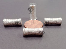 Load image into Gallery viewer, Pave Diamond Cylindrical Tube Beads - CraftToCart
