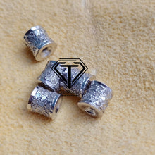 Load image into Gallery viewer, Pave Diamond 3 Line Bead, Pave Diamond Drum Beads - CraftToCart
