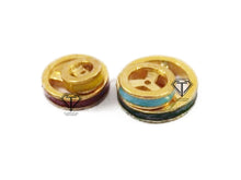 Load image into Gallery viewer, Wheel Bead, Enamel Wheel Beads, 6mm, 8mm, 10mm, 12mm - CraftToCart
