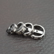 Load image into Gallery viewer, Polki Diamond Spacer Single Line Rondels Wheel Beads - CraftToCart
