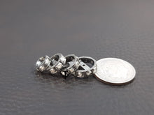 Load image into Gallery viewer, Polki Diamond Spacer Single Line Rondels Wheel Beads - CraftToCart
