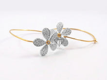 Load image into Gallery viewer, Pave Diamond Flower Earrings - CraftToCart
