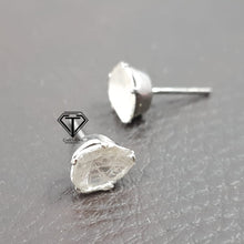 Load image into Gallery viewer, Pave Diamond Polki Stud Earrings - CraftToCart
