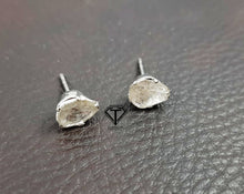 Load image into Gallery viewer, Pave Diamond Polki Stud Earrings - CraftToCart
