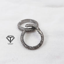 Load image into Gallery viewer, Pave Diamond Round Lock, Diamond Clasp, Jewelry Components, Findings
