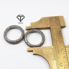 Load image into Gallery viewer, Pave Diamond Round Lock, Diamond Clasp, Jewelry Components, Findings
