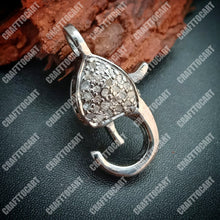 Load image into Gallery viewer, Pave Diamond Small Lobster Clasp - CraftToCart
