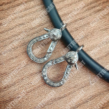 Load image into Gallery viewer, Pave Diamond Small Clasp, Diamond Lobster Lock - CraftToCart
