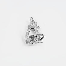 Load image into Gallery viewer, Pave Diamond Small Clasp, Diamond Lobster Lock - CraftToCart
