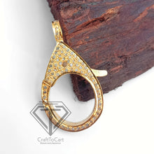 Load image into Gallery viewer, Pave Diamond Hand Finished Clasp Lock - CraftToCart
