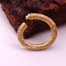 Load image into Gallery viewer, Pave Diamond Oval Clasp - CraftToCart
