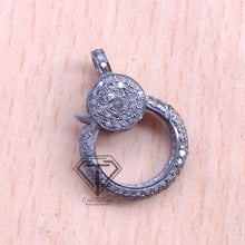 Load image into Gallery viewer, Pave Diamond Lobster Clasp - CraftToCart
