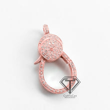 Load image into Gallery viewer, Pave Diamond Lobster Clasp - CraftToCart
