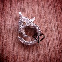 Load image into Gallery viewer, Lobster Lock, Pave Diamond Clasp - CraftToCart
