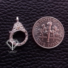 Load image into Gallery viewer, Lobster Lock, Pave Diamond Clasp - CraftToCart
