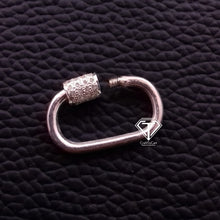 Load image into Gallery viewer, Carabiner Screw Lock, Pave Diamond Carabiner - CraftToCart
