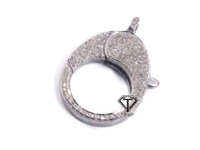 Load image into Gallery viewer, Pave Diamond Clasp, Diamond Lock - CraftToCart
