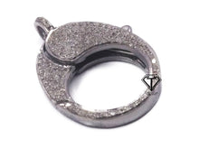 Load image into Gallery viewer, Pave Diamond Clasp, Diamond Lock - CraftToCart
