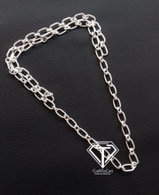 Load image into Gallery viewer, 925 Sterling Silver Double Link Chain, Minimalist Chain - CraftToCart
