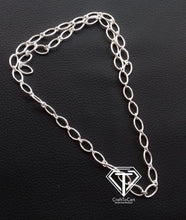 Load image into Gallery viewer, 925 Sterling Silver Double Link Chain, Minimalist Chain - CraftToCart
