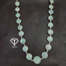 Load image into Gallery viewer, 925 Sterling Silver Amazonite Chain, Amazonite Chain Necklace - CraftToCart
