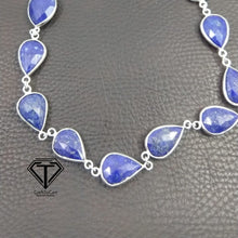 Load image into Gallery viewer, 925 Sterling Silver Lapis Chain, Lapis Chain Necklace
