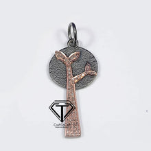 Load image into Gallery viewer, Pave Diamond Tree Pendant - CraftToCart
