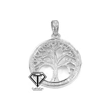 Load image into Gallery viewer, Pave Diamond Round Tree Pendant - CraftToCart
