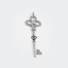 Load image into Gallery viewer, Pave Diamond Polki Key Pendant - CraftToCart
