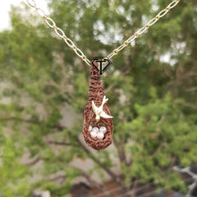 Load image into Gallery viewer, Pave Diamond Weaver&#39;s Nest Pendant - CraftToCart
