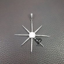 Load image into Gallery viewer, Pave Diamond Polki Sunburst Pendant - CraftToCart
