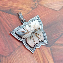 Load image into Gallery viewer, Pave Diamond Butterfly Pendant - CraftToCart
