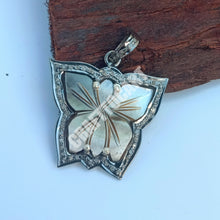 Load image into Gallery viewer, Pave Diamond Butterfly Pendant - CraftToCart
