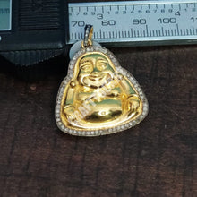 Load image into Gallery viewer, Buddha Charm Pendant In 925 Sterling Silver, Pave Diamond Buddha Pendant, Pave Setting Pendant, Diamond Pendant, Christmas Gift - CraftToCart
