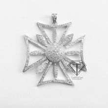 Load image into Gallery viewer, Pave Diamond Holy Cross Pendant, Pave Diamond Pendant - CraftToCart
