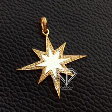 Load image into Gallery viewer, Star Enamel Pendant, Sun Star Enamel Charm Pendant - CraftToCart
