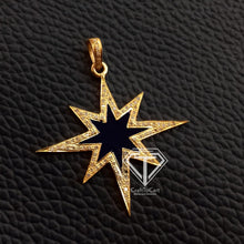 Load image into Gallery viewer, Star Enamel Pendant, Sun Star Enamel Charm Pendant - CraftToCart
