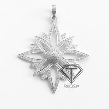 Load image into Gallery viewer, Starburst Pendant, Pave Diamond Star Pendant - CraftToCart
